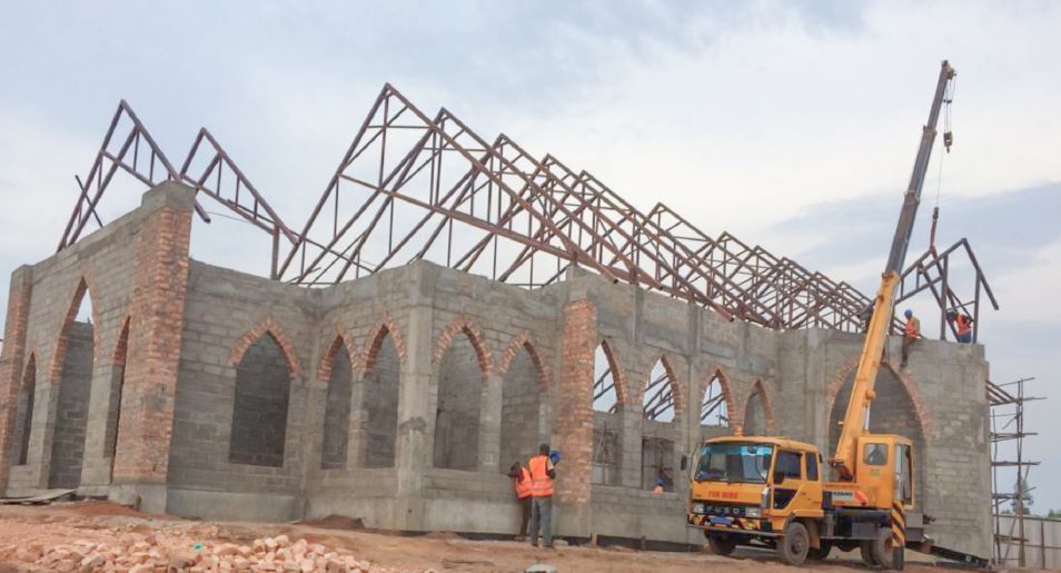 Building construction in progress